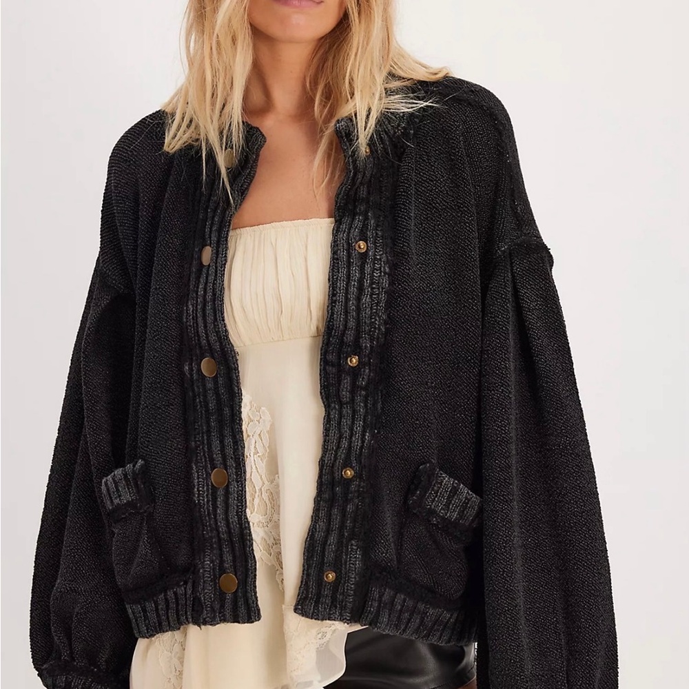 We The Free Cute In This Cardi Black